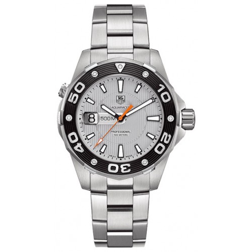 Tag Heuer Aquaracer Stainless Steel Silver Dial Men's Watch WAJ1111-BA0870